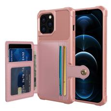 iPhone 13 Pro Max Skal Med Magnetisk Plånbok Roséguld