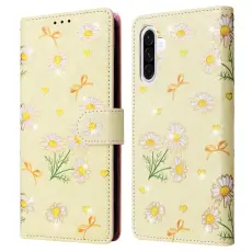 Samsung Galaxy A17 Fodral RFID L&auml;der Yellow Daisy