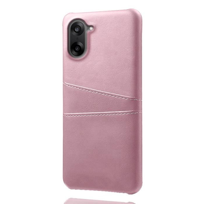 Bild 3, OnePlus Nord CE5 Läderbelagt Skal Med Kortfack Roséguld