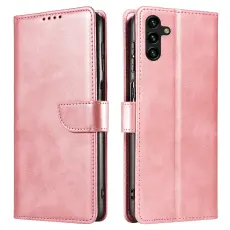 Samsung Galaxy S26 Fodral L&auml;der Ros&eacute;guld