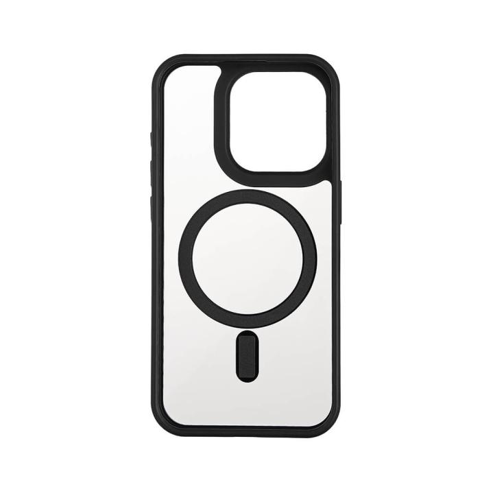 Bild 3, ONSALA iPhone 15 Pro Skal Bumper MagSafe Svart/Transparent