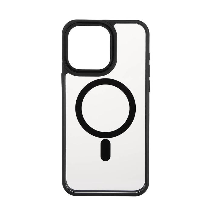 Bild 1, ONSALA iPhone 15 Pro Max Skal Bumper MagSafe Svart/Transparent