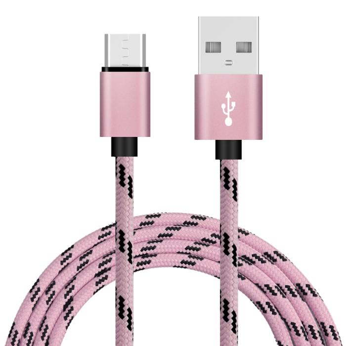 Bild 1, 2 Meter - USB-C Quick Charge Laddare / Kabel - Välj Färg!