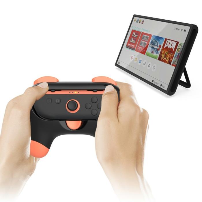 Bild 5, DOBE 2 st Nintendo Switch 2 Joy-Con Grip Röd / Blå