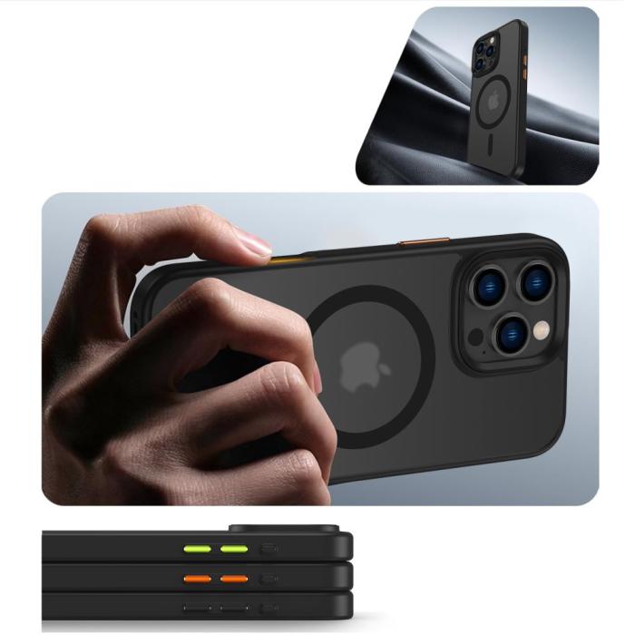 Bild 3, Tech-Protect iPhone 16 Pro Max Skal MagSafe MagMat 3-SET Svart