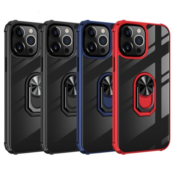 Bild 2, iPhone 14 Pro Max Skal Shockproof Armor Ring Svart