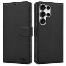 Tech-Protect Galaxy S25 Ultra Fodral L&auml;der Svart