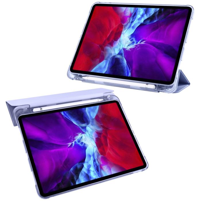 Bild 3, iPad Pro 12.9 Fodral Tri-Fold Pennhållare Lila