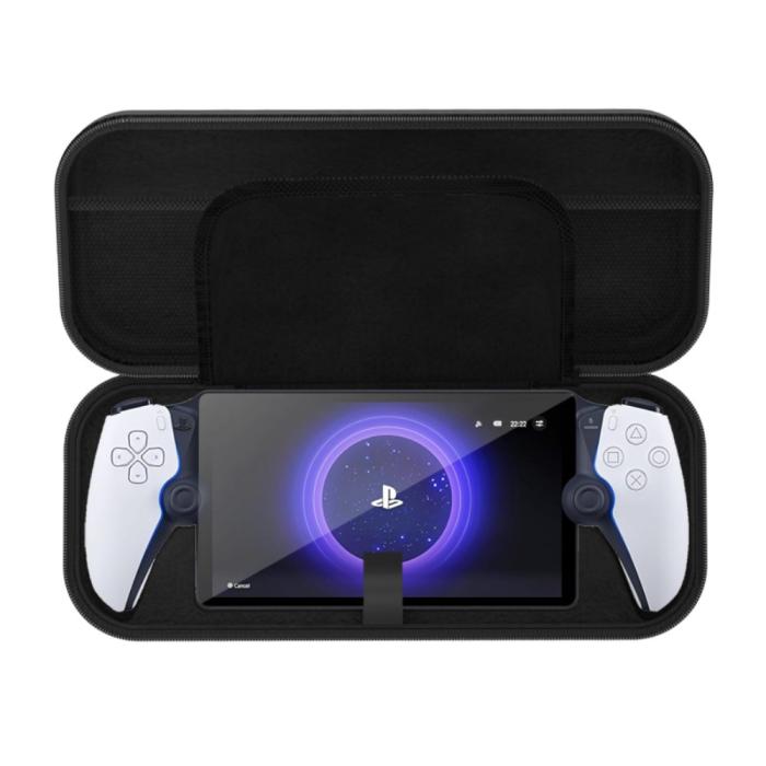 Bild 4, AOLION Sony PlayStation Portal Skyddsfodral Reseväska Grå