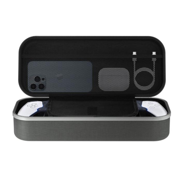 Bild 6, AOLION Sony PlayStation Portal Skyddsfodral Reseväska Grå