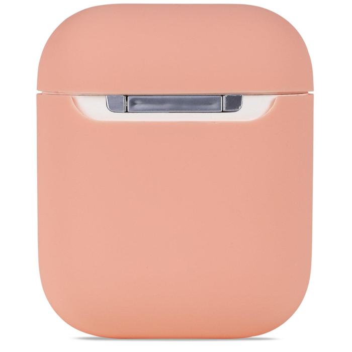 Bild 2, holdit AirPods Nygård Skal Silikon Pink Peach