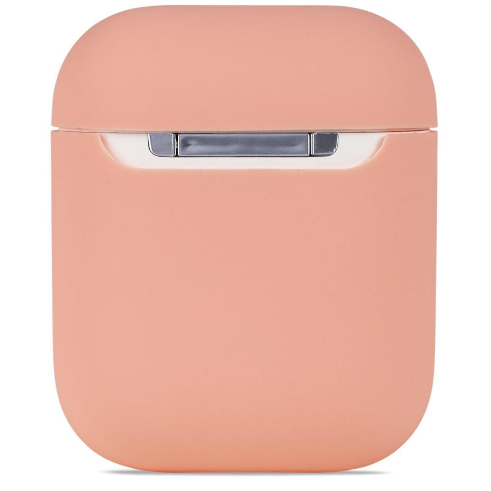 holdit AirPods Nygård Skal Silikon Pink Peach