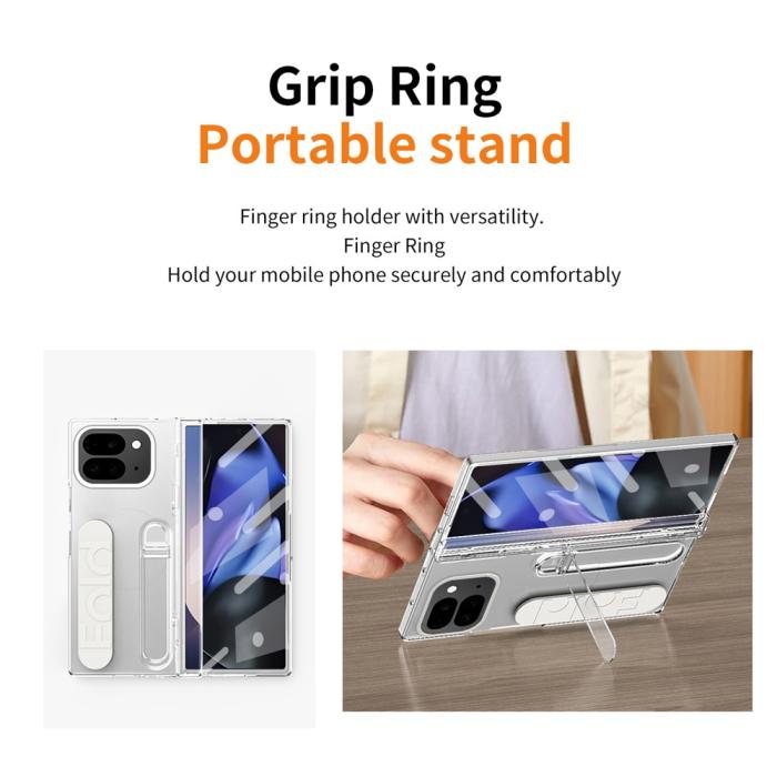 Bild 3, Google Pixel 10 Pro Fold Skal Kickstand Transparent