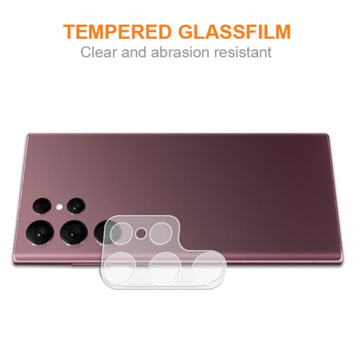 Bild 4, AMORUS Samsung Galaxy S23 Ultra Linsskydd Härdat Glas
