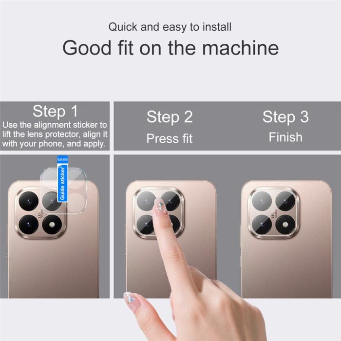 Bild 4, IMAK Xiaomi 15T Linsskydd Härdat Glas Transparent