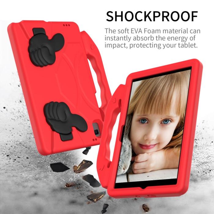 Bild 3, Samsung Galaxy Tab A8 10.5 2021 / A7 10.4 Skal Shockproof EVA Röd