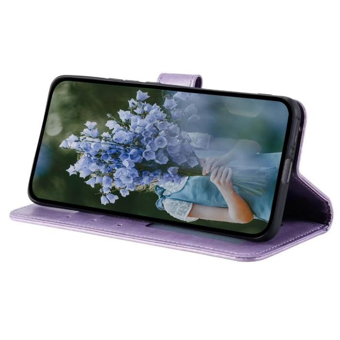 Bild 3, Motorola Moto G54 5G Fodral Mandala Läder Lila