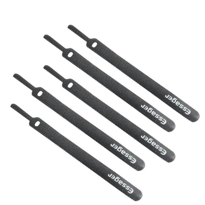 Bild 4, ESSAGER 10-PACK Kabelorganiserare Svart
