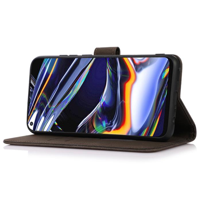 Bild 2, KHAZNEH Galaxy A35 5G Fodral Matt Läder Brun
