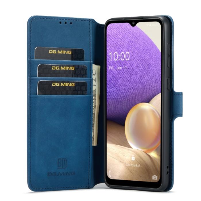 Bild 4, DG.MING Samsung Galaxy A33 5G Fodral Retro Blå