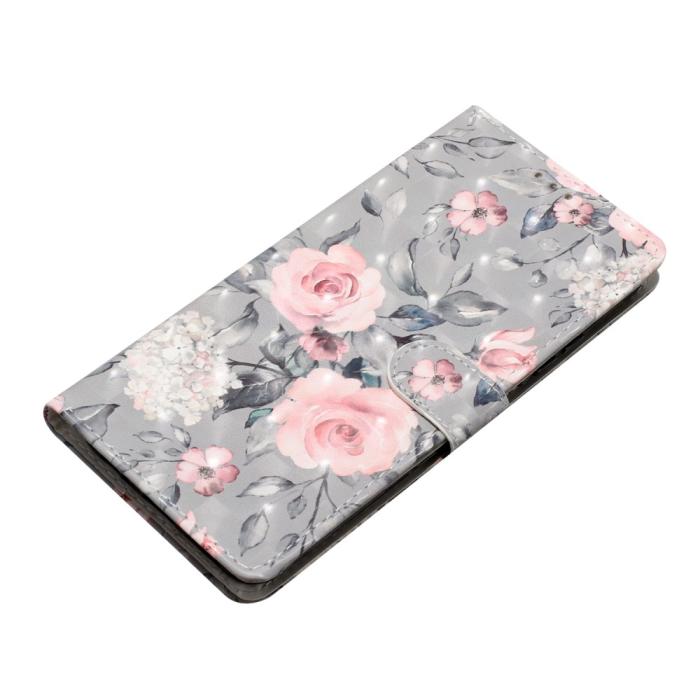 Bild 4, iPhone 16 Pro Fodral Rosa Blommor