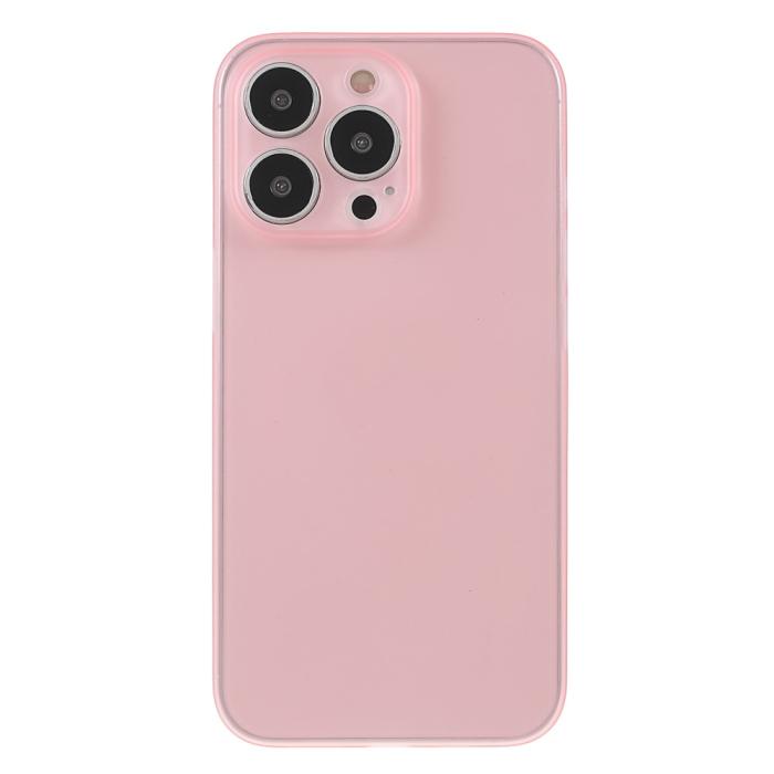 Bild 2, iPhone 13 Pro Max Skal Ultra Tunn Frostad Ljus Rosa