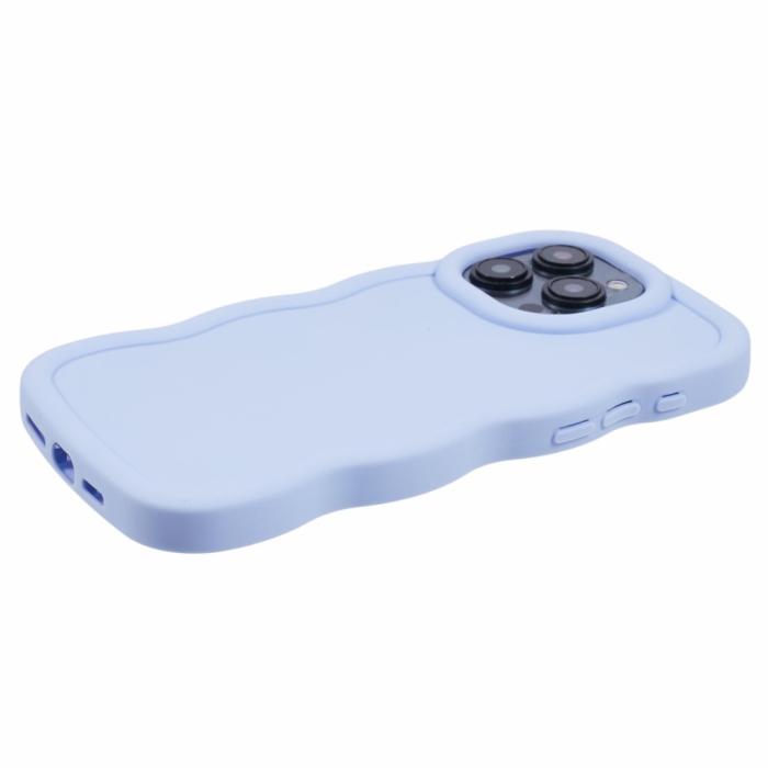 Bild 5, iPhone 15 Pro Mobilskal Wavy Lila