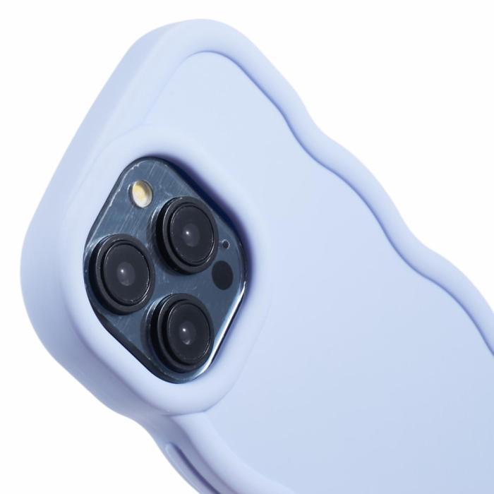 Bild 6, iPhone 15 Pro Mobilskal Wavy Lila
