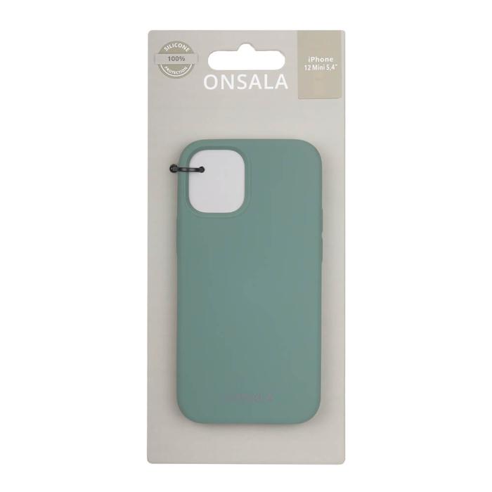 Bild 2, ONSALA iPhone 12 Mini Mobilskal Silikon Pine Green