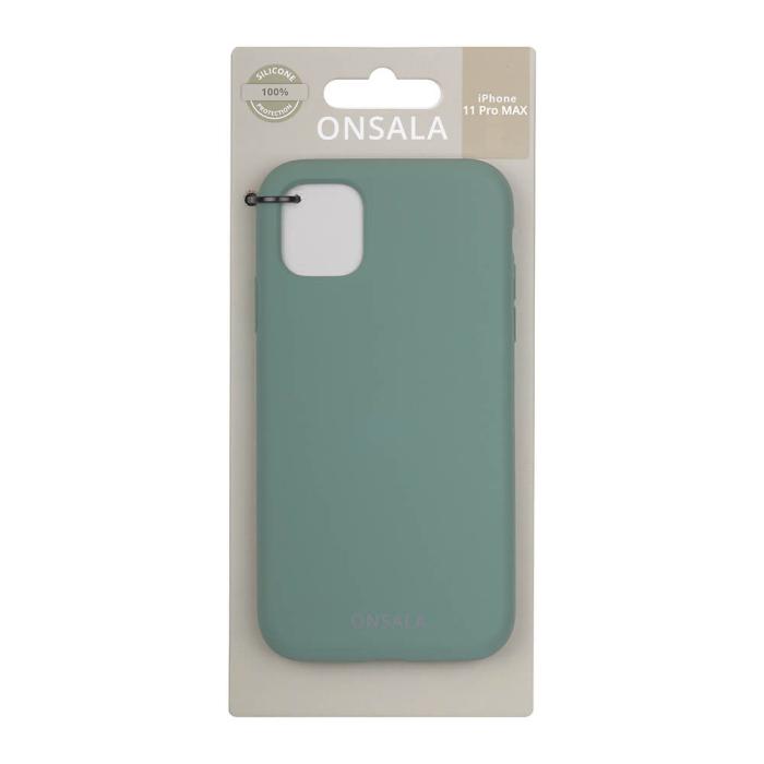 Bild 2, ONSALA iPhone 11 Pro Max Mobilskal Silikon Pine Green