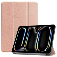 iPad Pro 11 2025/2024 Fodral Tri-Fold Ros&eacute;guld