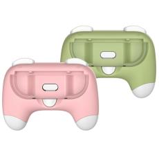 DOBE 2 st Nintendo Switch 2 Joy-Con Grip Rosa / Gr&ouml;n