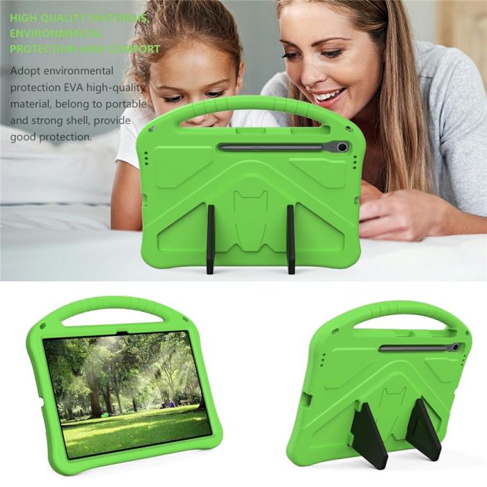 Bild 3, Galaxy Tab S10 FE Plus EVA Skal För Barn Grön