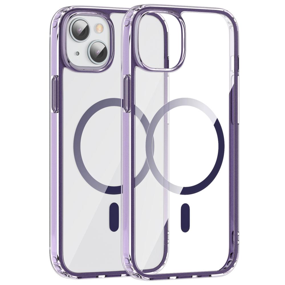 ColorPop iPhone 15 Skal CH MagSafe Transparent/Lila