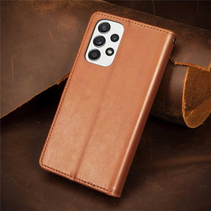 Bild 6, Samsung Galaxy A23 5G Fodral PU Läder Brun