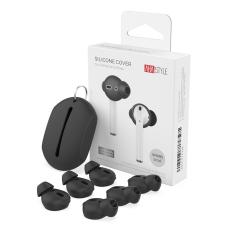 AHASTYLE AirPods 2/1 3-PACK &Ouml;ronpluggar Silikon Storlek L Svart