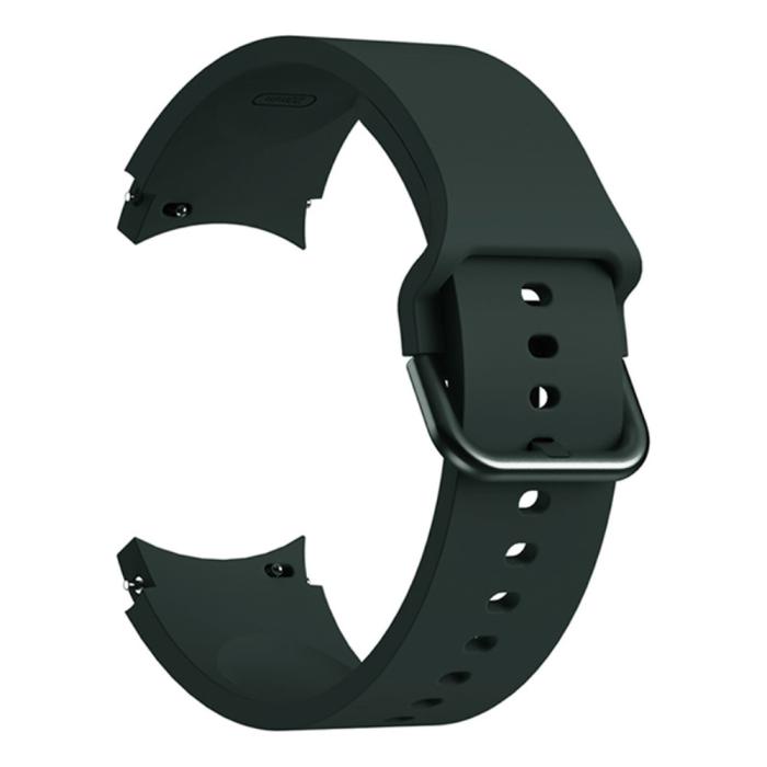 Bild 1, Silikon Armband För Galaxy Watch 4/5/5 Pro/6/7/FE Mörk Grön