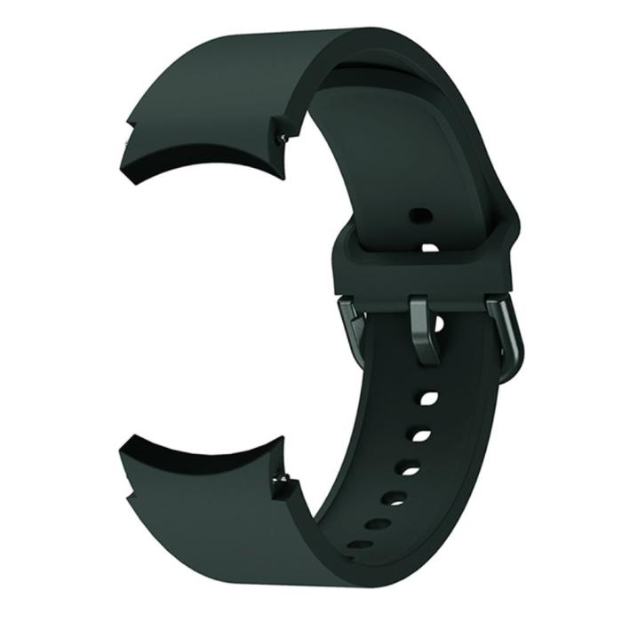 Bild 2, Silikon Armband För Galaxy Watch 4/5/5 Pro/6/7/FE Mörk Grön