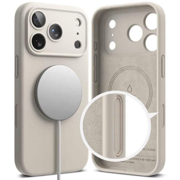 Bild 3, Ringke iPhone 17 Pro Skal MagSafe Silikon Stone