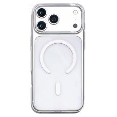iPhone 18 Pro / 17 Pro Skal MagSafe Ultratunt Transparent /Vit