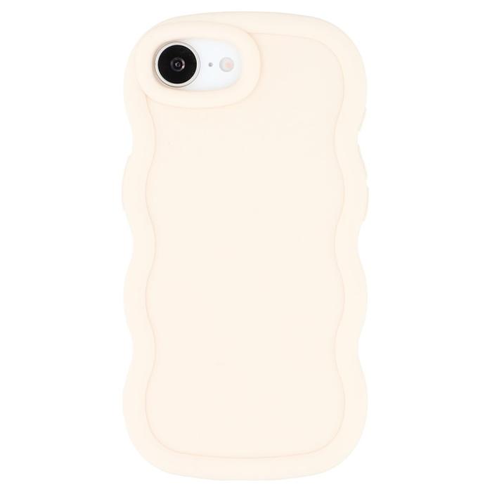 Bild 3, iPhone 17e / 16e Mobilskal Wavy Off White