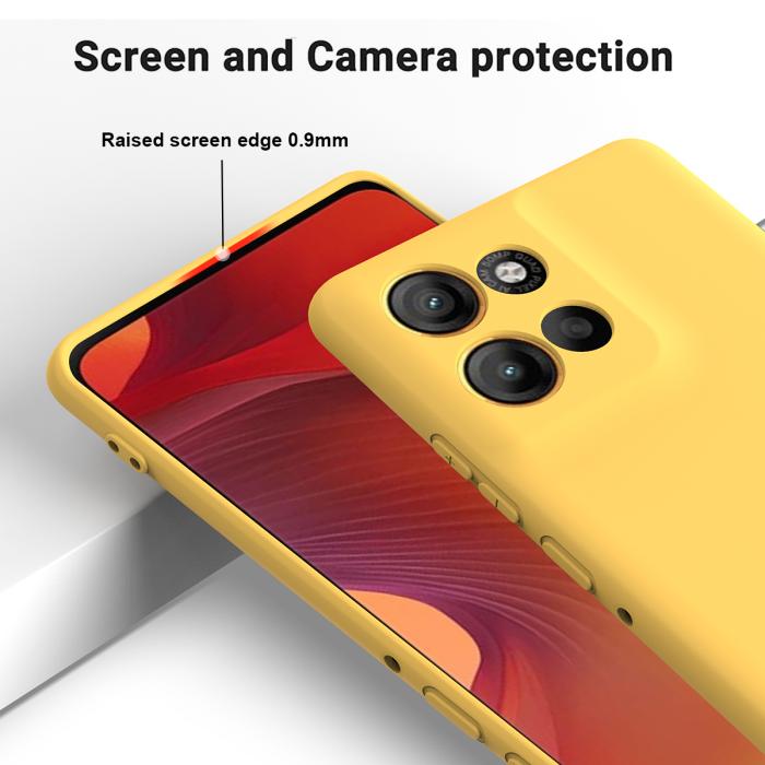 Bild 4, Motorola Moto G56 5G Skal Liquid Silikon Gul