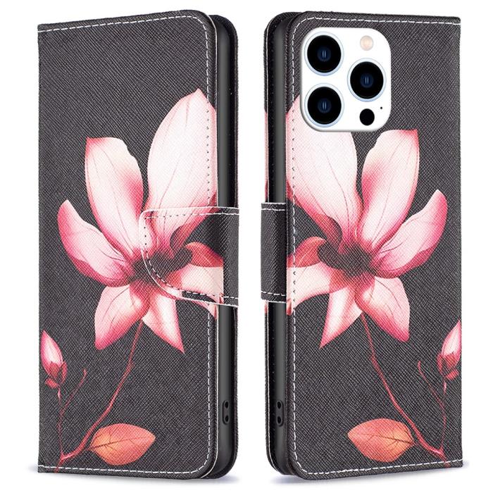 Bild 1, iPhone 16 Pro Max Fodral Med Tryck Blomma