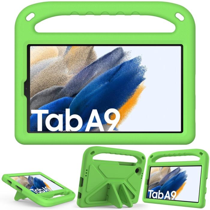 Bild 2, Samsung Galaxy Tab A9 Skal EVA Kickstand Grön
