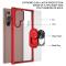 Samsung Galaxy S22 Ultra Skal Shockproof Ring Svart/Silver