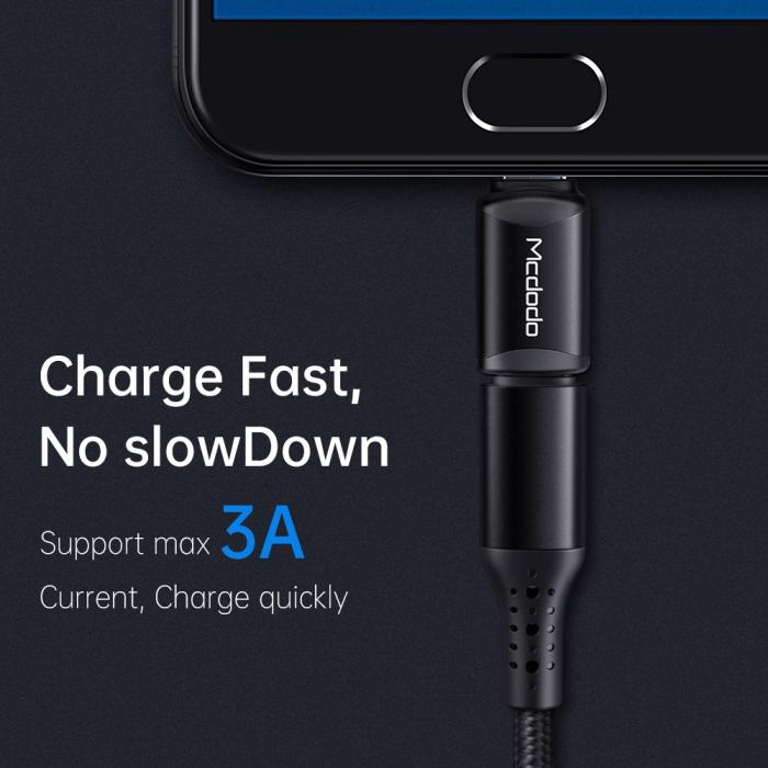Bild 5, Mcdodo Lightning Hona - MicroUSB Hane Adapter Svart