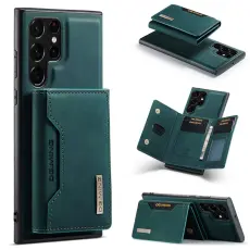 DG.MING Galaxy S25 Ultra Skal Med Magnetisk Pl&aring;nbok Gr&ouml;n