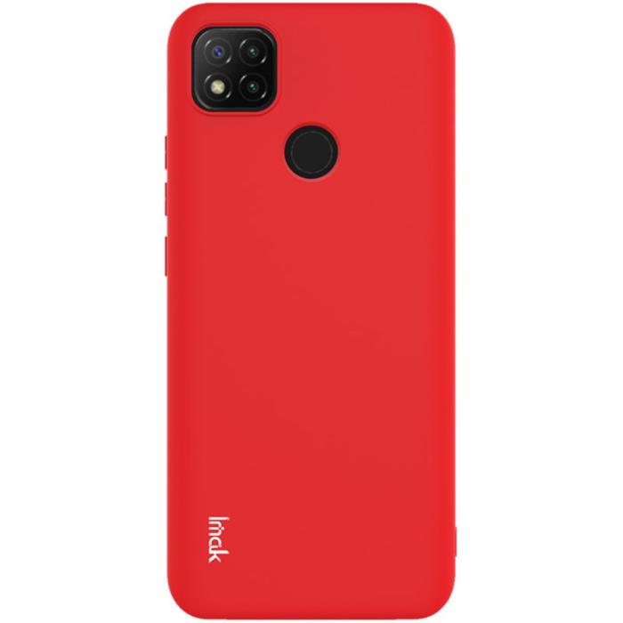 Bild 1, IMAK Xiaomi Redmi 9C Skal Skin Touch Röd