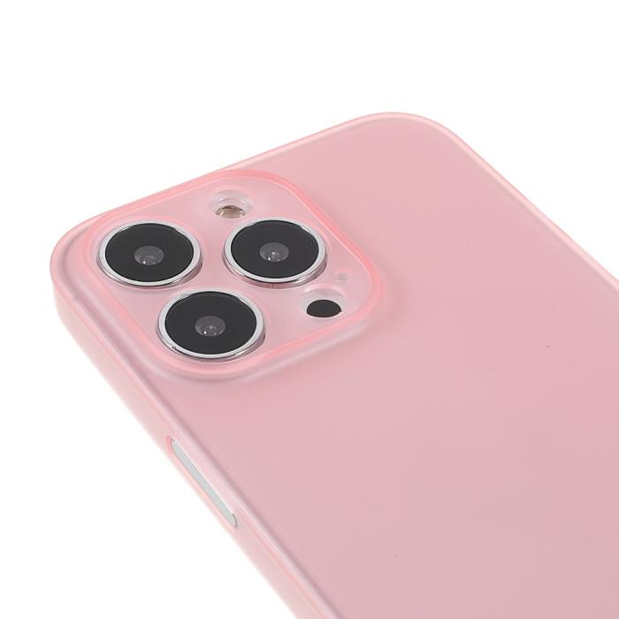 Bild 6, iPhone 13 Pro Max Skal Ultra Tunn Frostad Ljus Rosa
