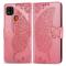 Xiaomi Redmi 9C Fodral Butterfly Rosa